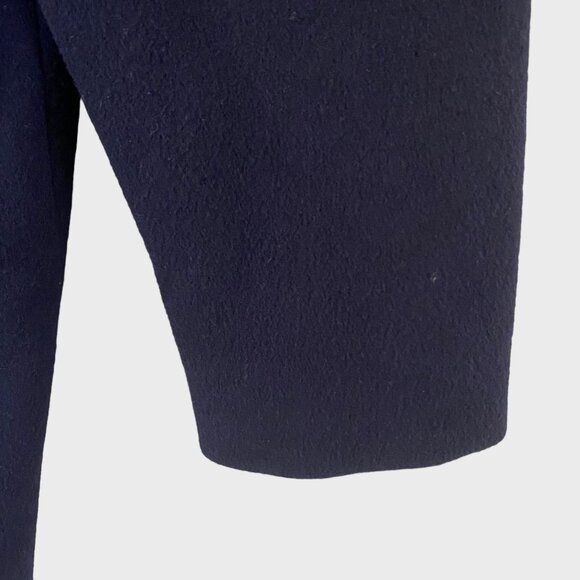 Vintage Mackintosh Double-Breasted 100% Wool Peacoat Navy Blue Women's Size 10 - Picture 7 of 12